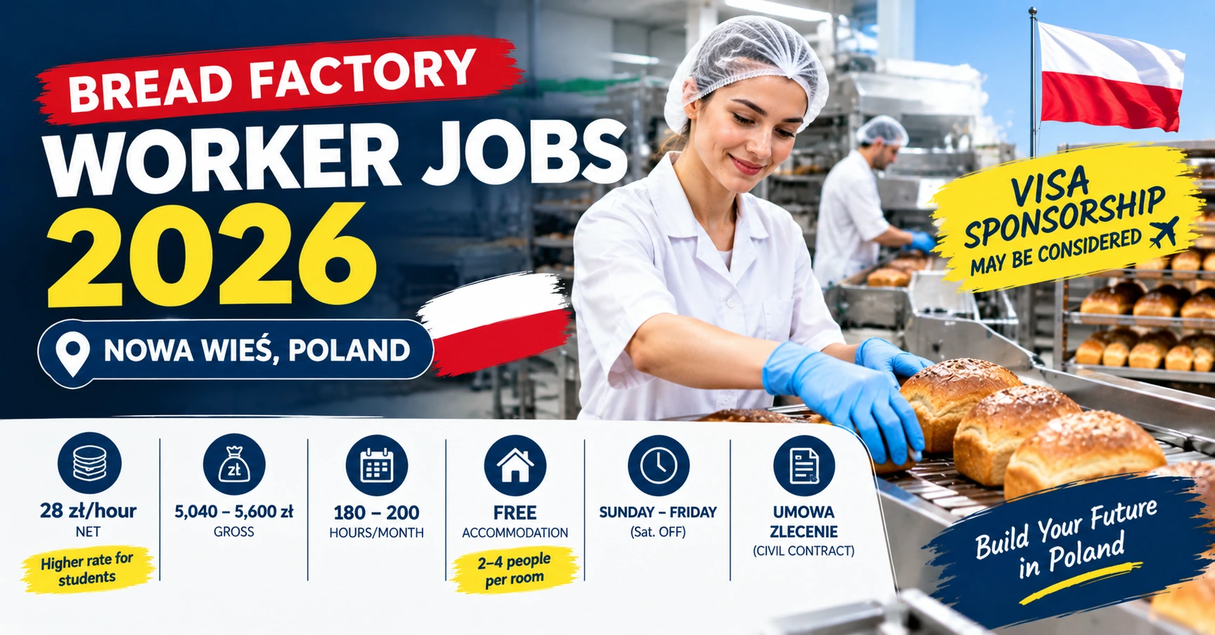 Bread Factory Worker Jobs 2026